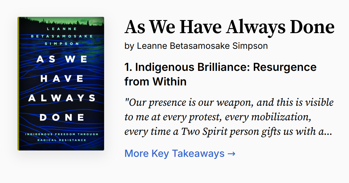Cover of As We Have Always Done