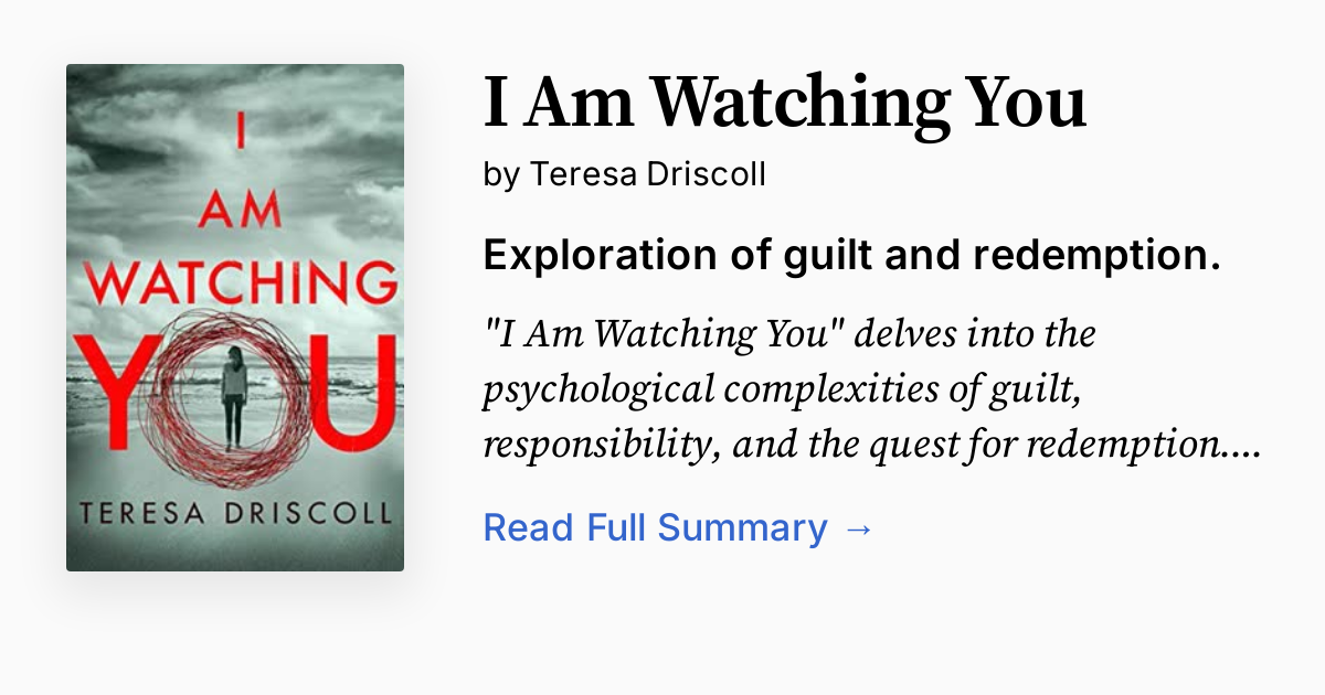 Cover of I Am Watching You