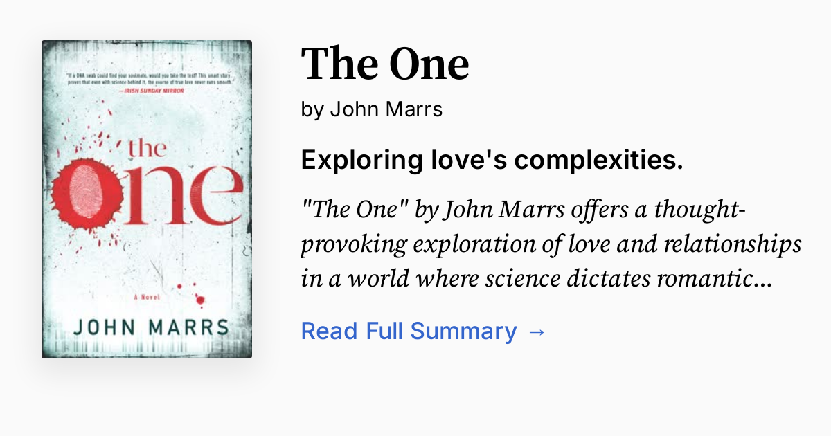 Cover of The One