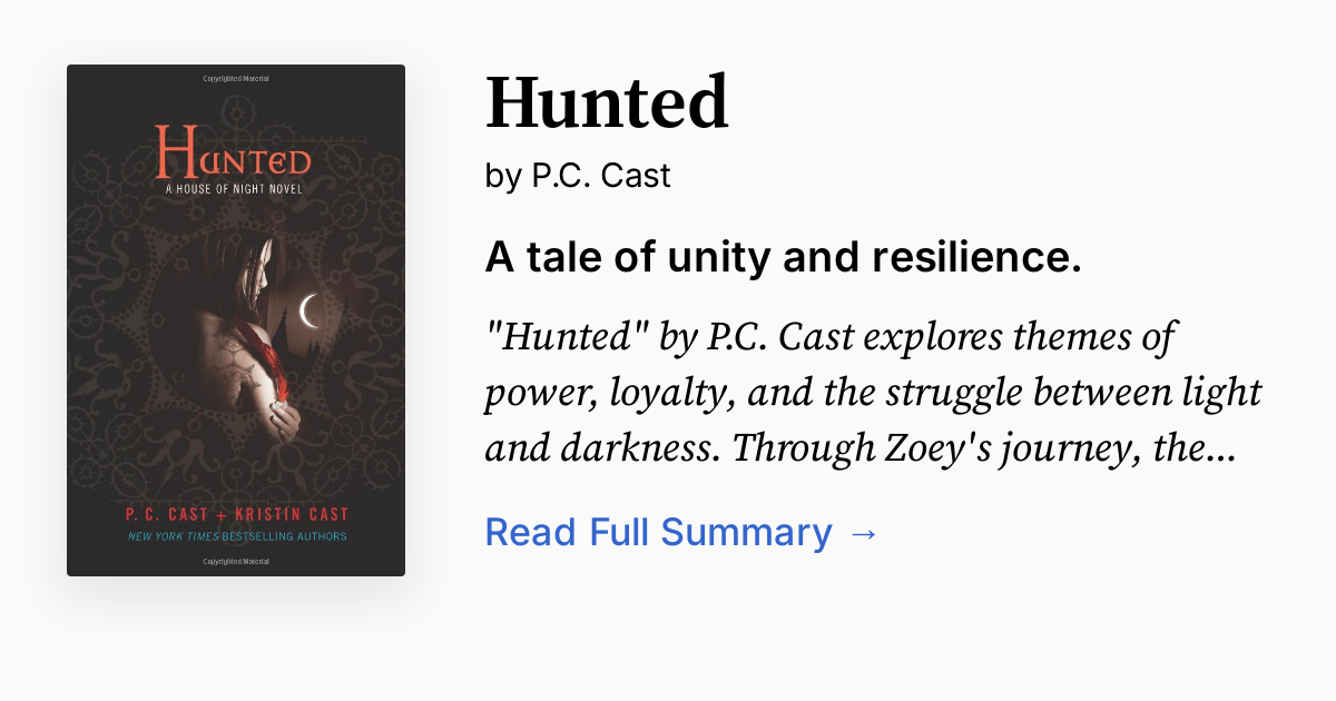 Hunted by P.C. Cast | Summary, Analysis