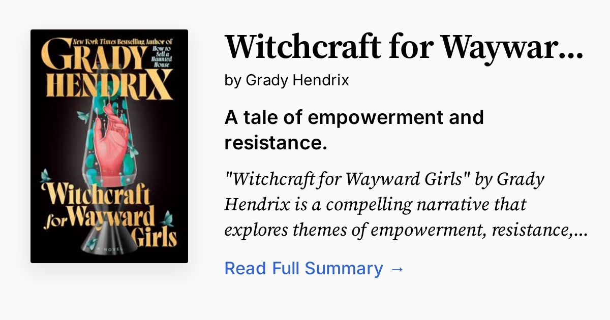 Cover of Witchcraft for Wayward Girls