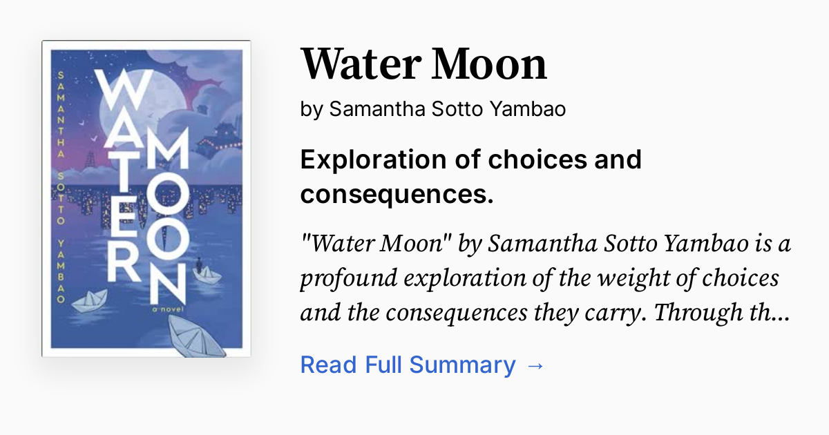 Cover of Water Moon
