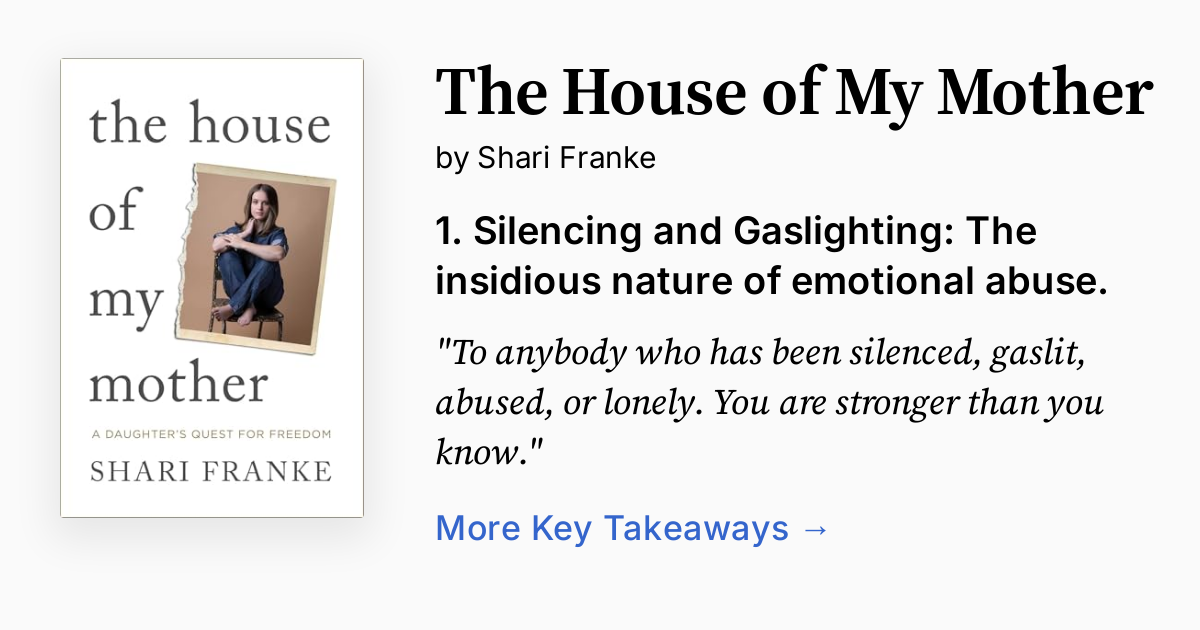 Cover of The House of My Mother