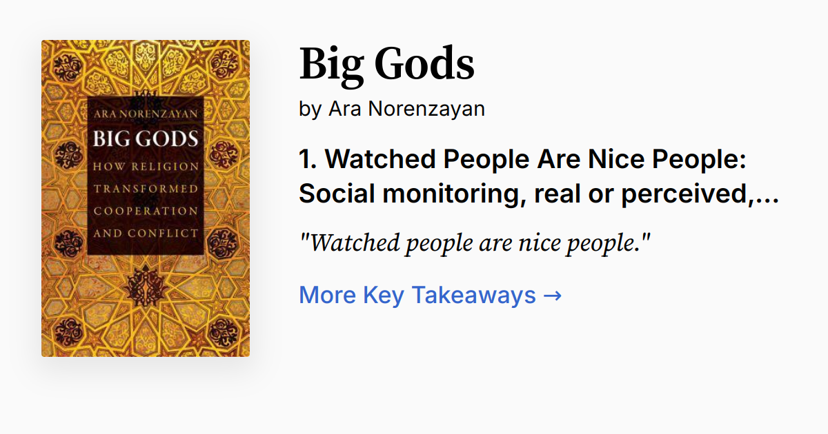 Cover of Big Gods
