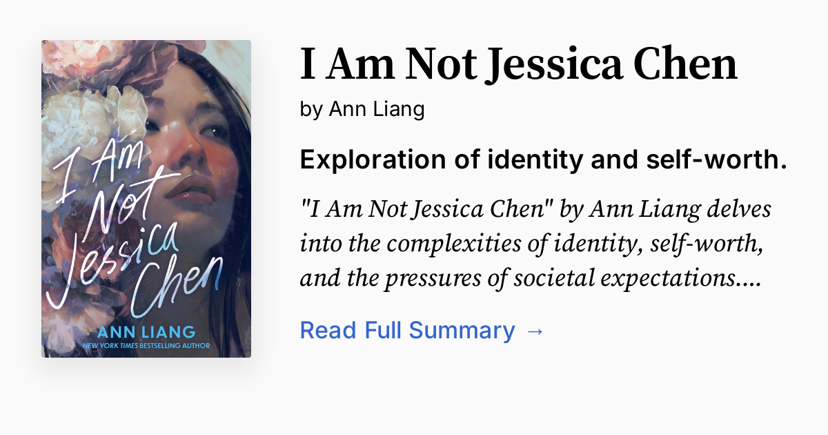 Cover of I Am Not Jessica Chen