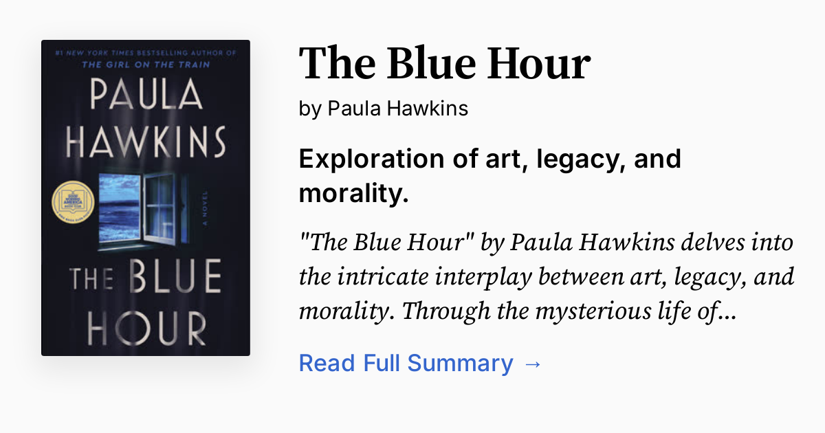 Cover of The Blue Hour