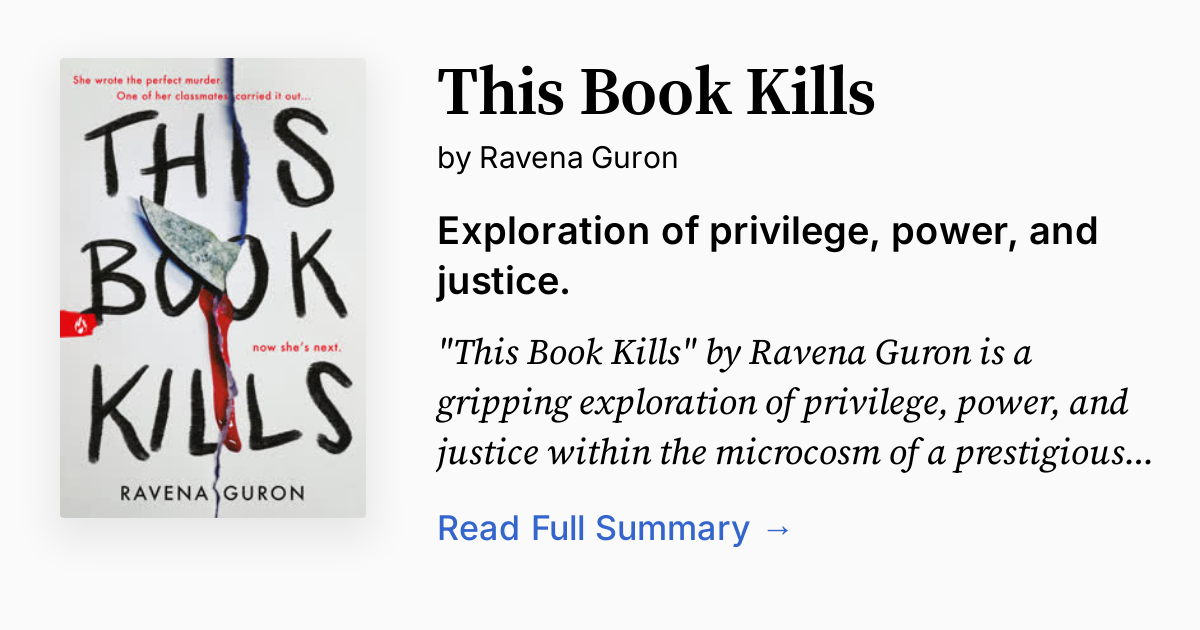 Cover of This Book Kills