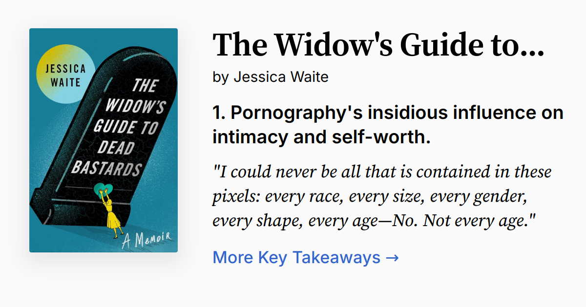 The Widow's Guide to Dead Bastards Summary, Audio, Quotes, FAQ