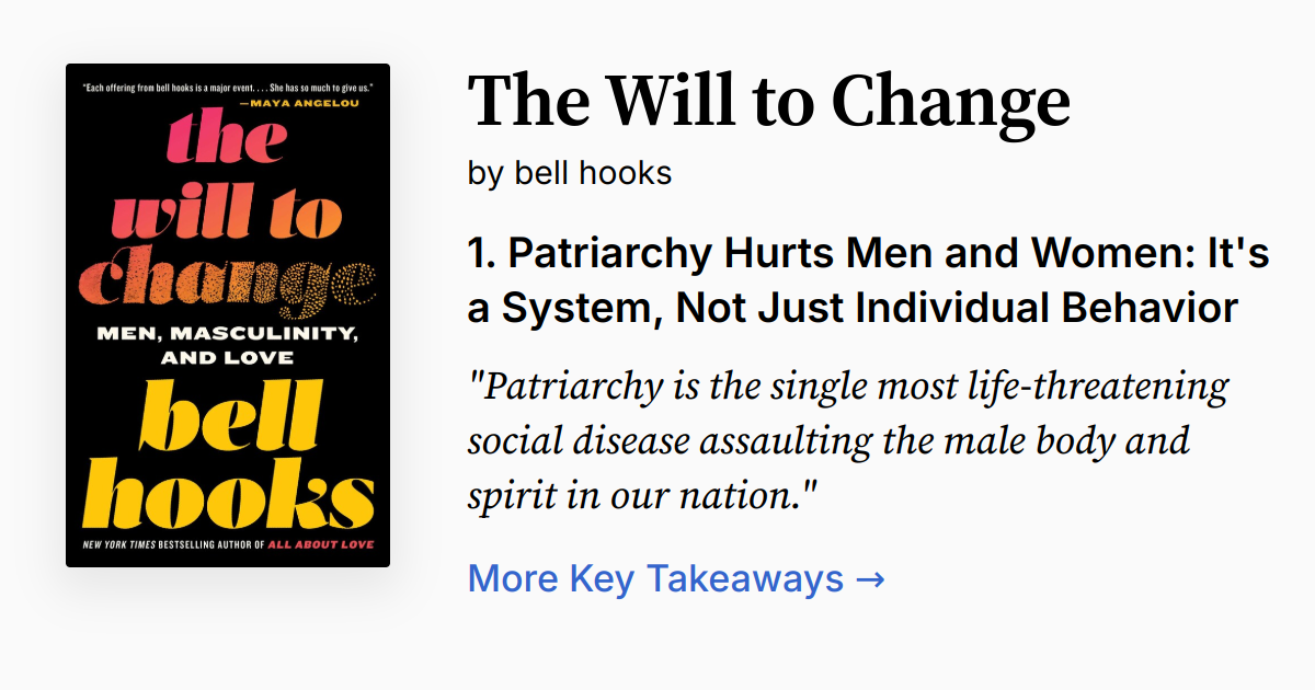 Cover of The Will to Change