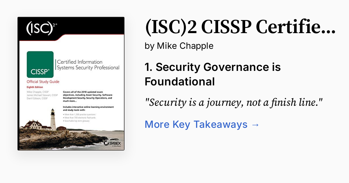 ISC2 CISSP Certified Information Systems Security Professional Official ...
