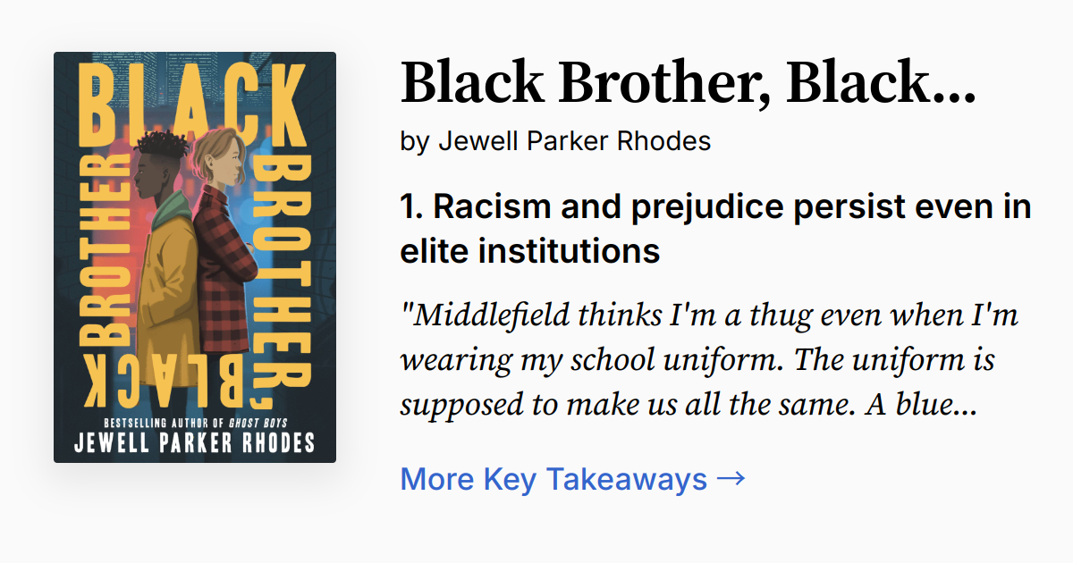 Cover of Black Brother, Black Brother