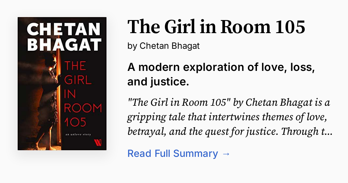 Cover of The Girl in Room 105