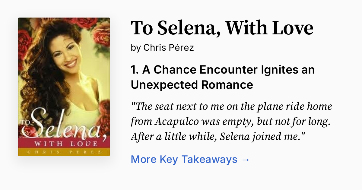 Cover of To Selena, With Love