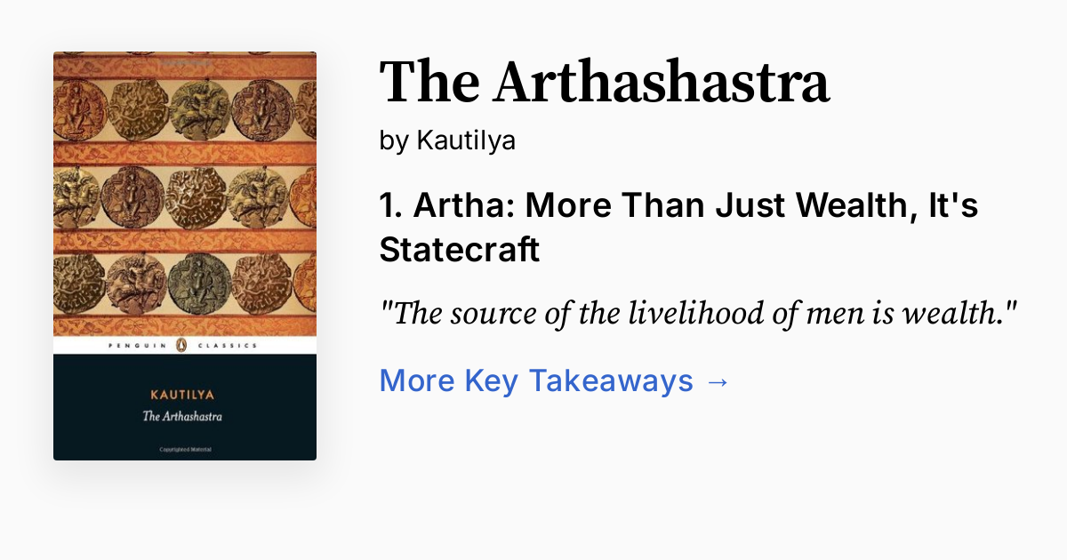Cover of The Arthashastra