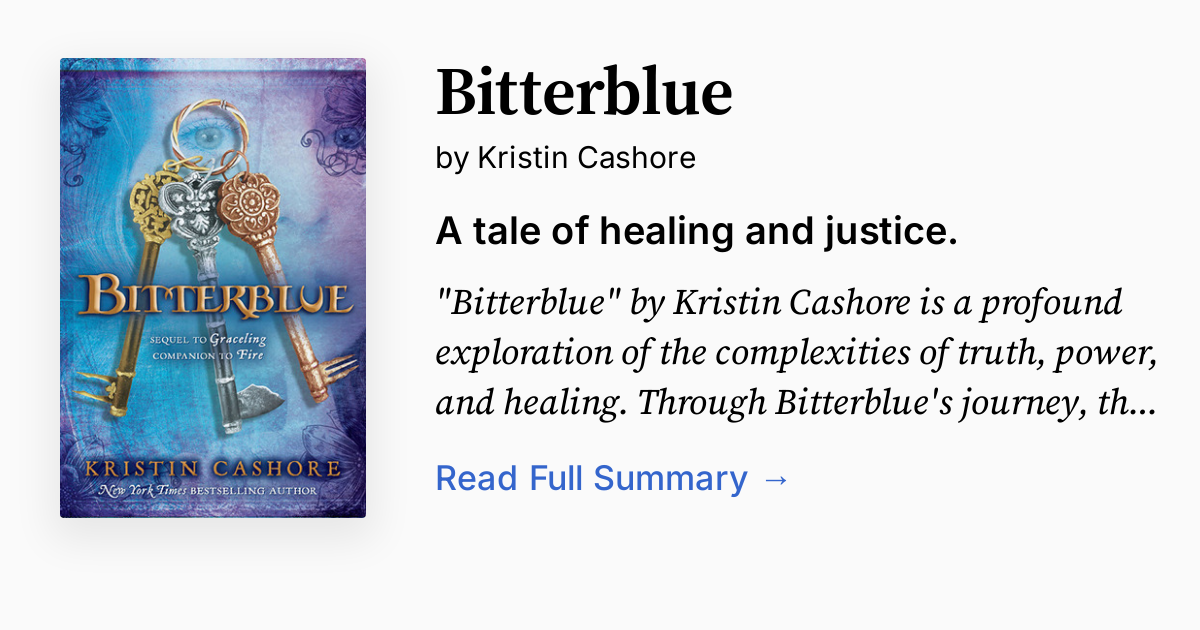 Bitterblue by Kristin Cashore | Summary, Audio, Analysis