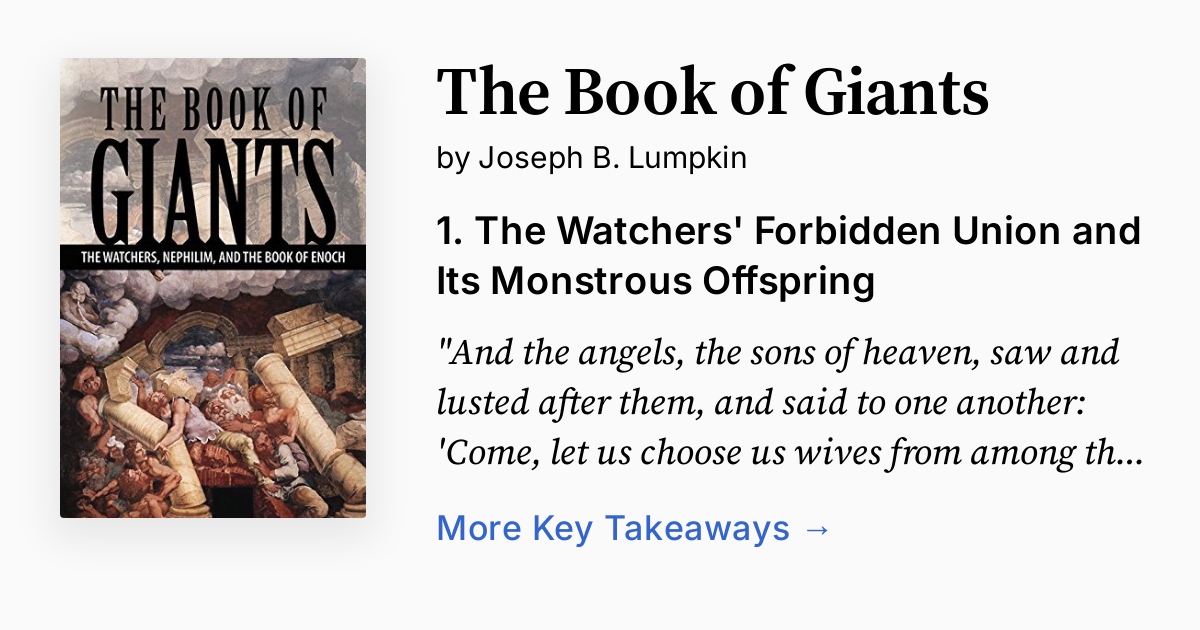 Cover of The Book of Giants