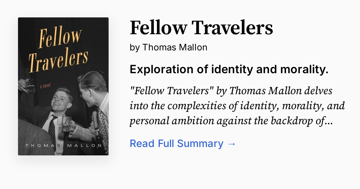 Cover of Fellow Travelers