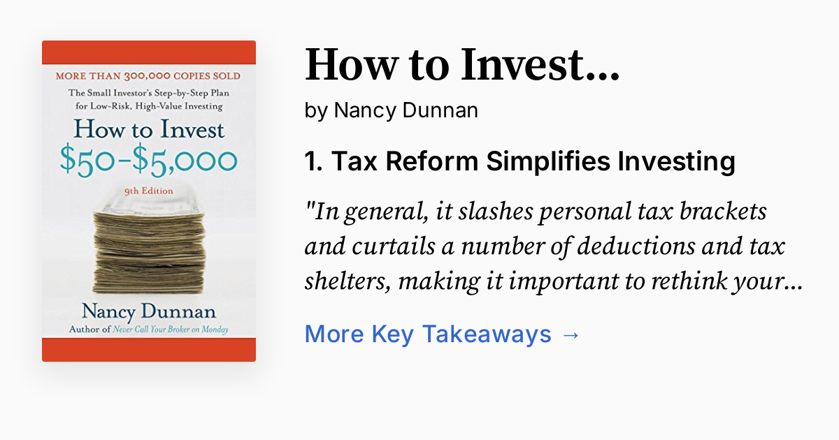 Cover of How to Invest $50-$5,000