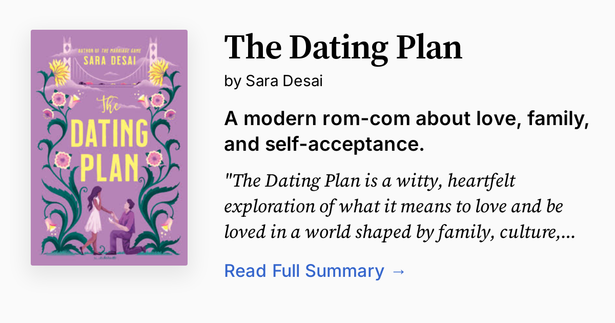 The Dating Plan | Summary, Audio, Analysis, FAQ