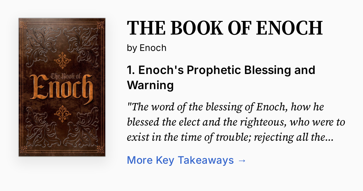 Cover of THE BOOK OF ENOCH