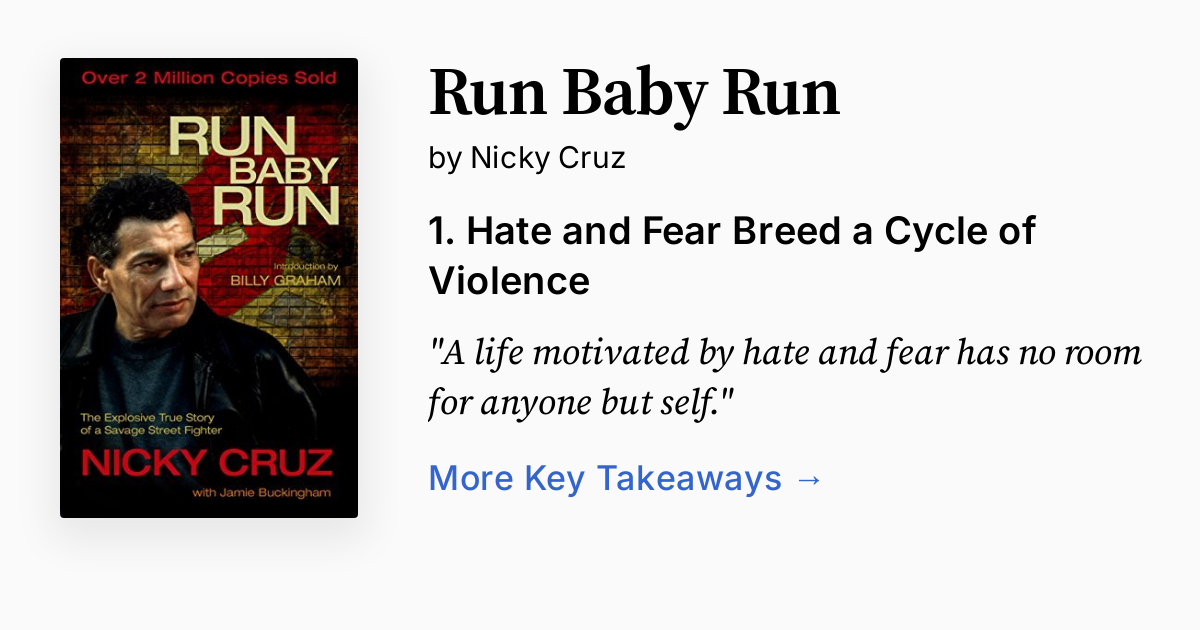 Cover of Run Baby Run