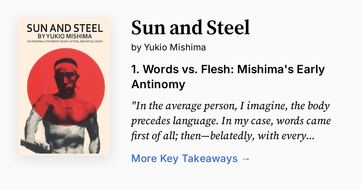 Cover of Sun and Steel