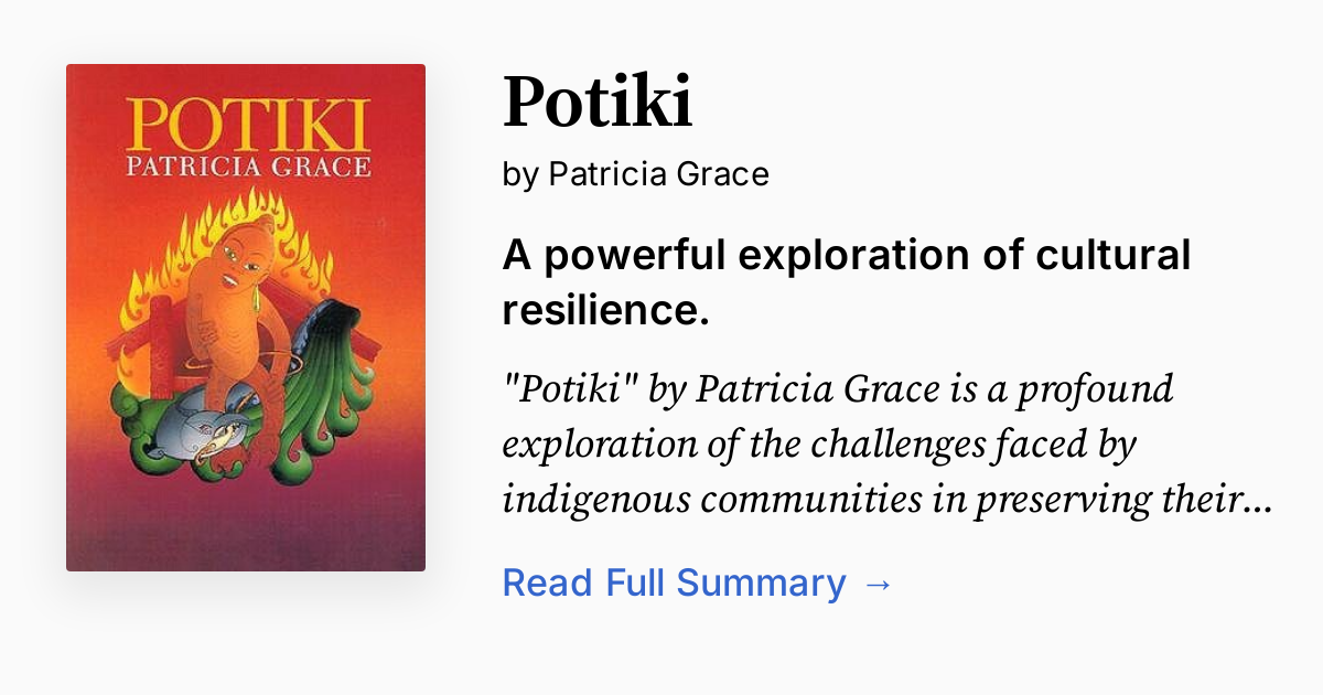 Potiki by Patricia Grace | Summary, Audio, Analysis, FAQ