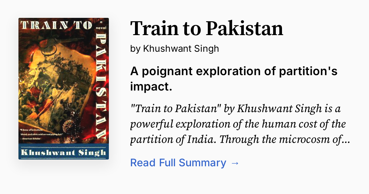 Cover of Train to Pakistan