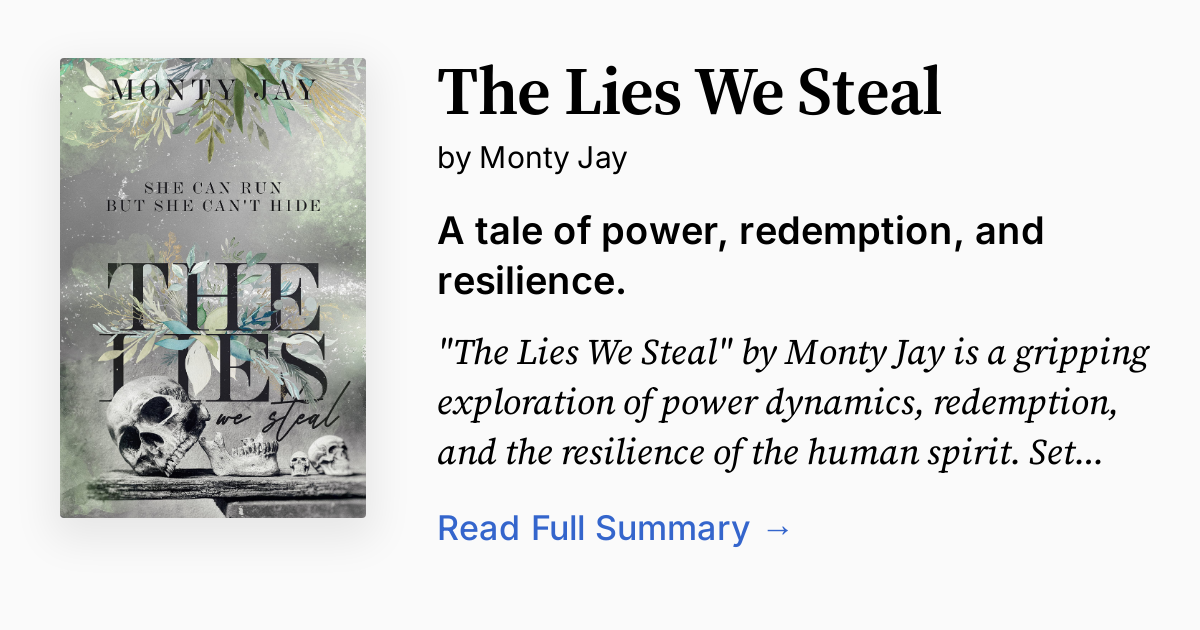 Cover of The Lies We Steal