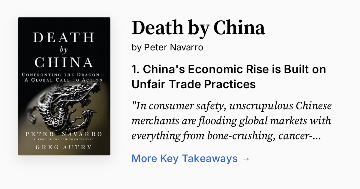 Cover of Death by China