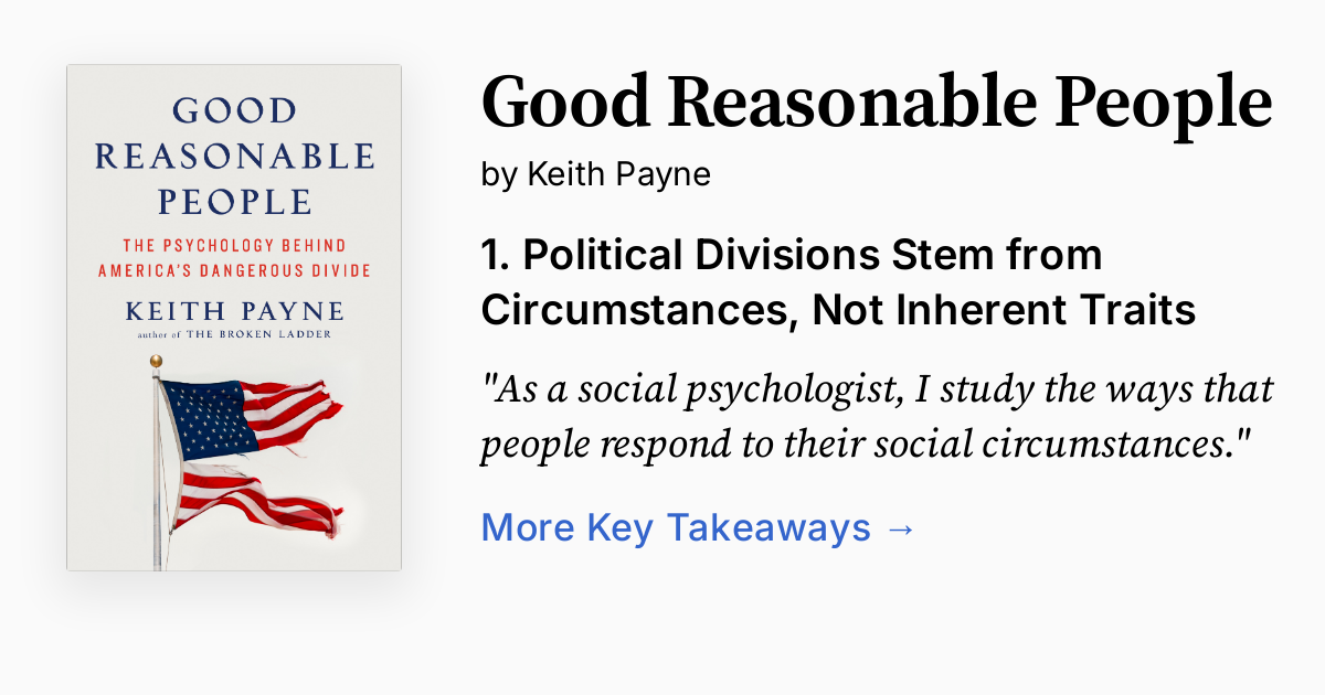 Good Reasonable People | Summary, Audio, Quotes, FAQ