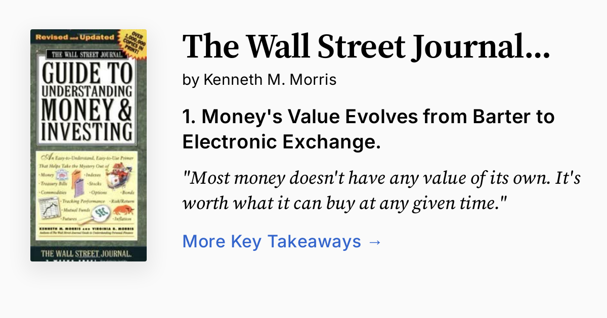 The Wall Street Journal Guide to Understanding Money and Investing