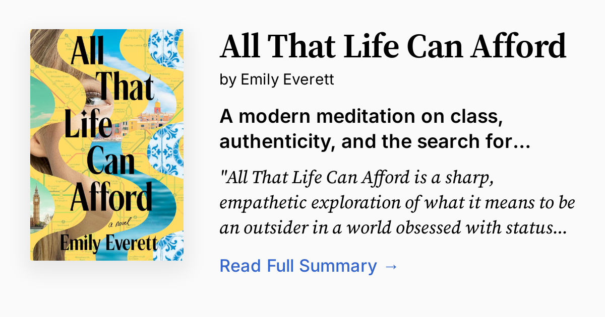 Cover of All That Life Can Afford