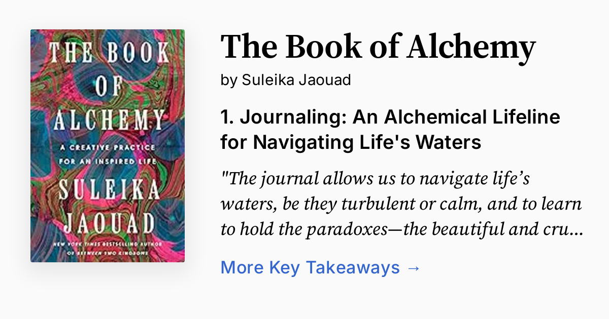 The Book of Alchemy | Summary, Audio, Quotes, FAQ
