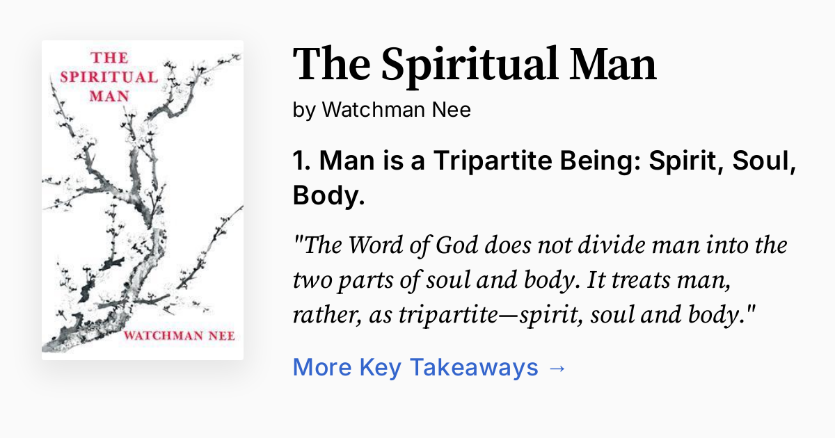 Cover of The Spiritual Man