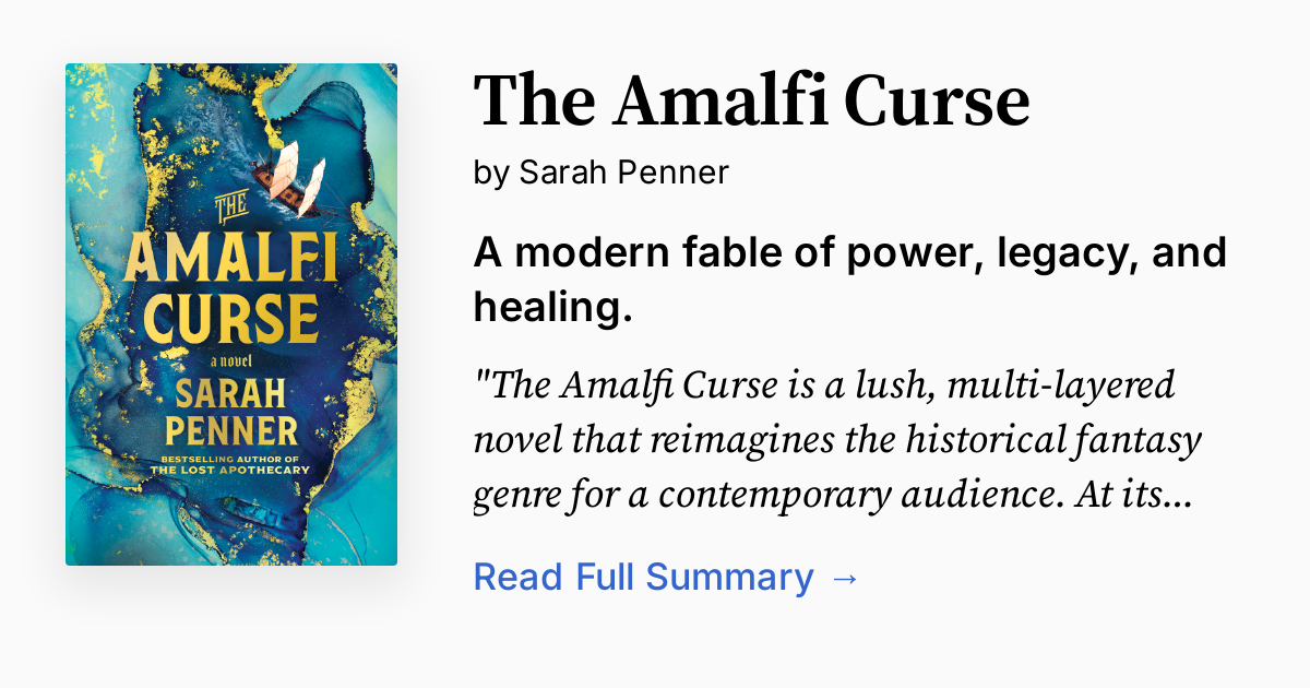 Cover of The Amalfi Curse
