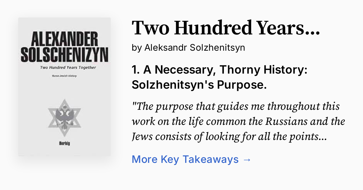 Cover of Two Hundred Years Together