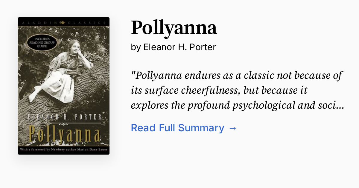 Cover of Pollyanna