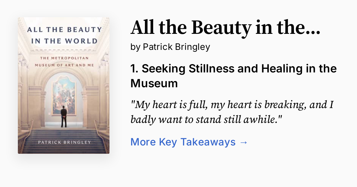 Cover of All the Beauty in the World