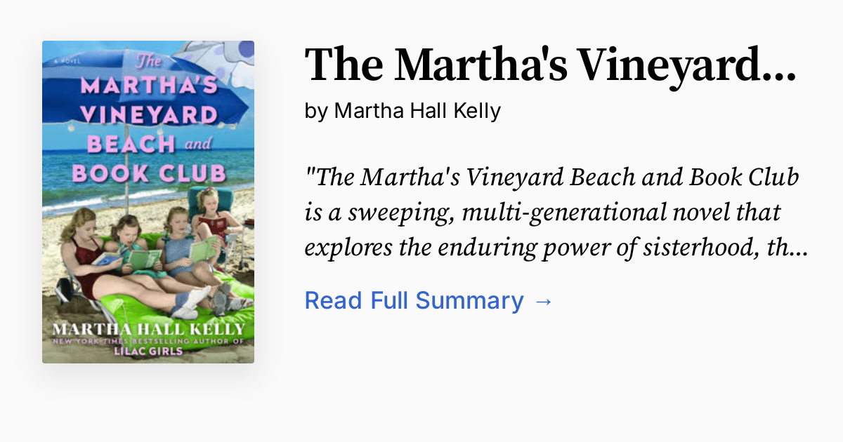 Cover of The Martha's Vineyard Beach and Book Club