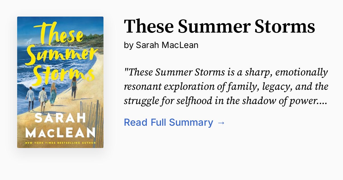 Cover of These Summer Storms