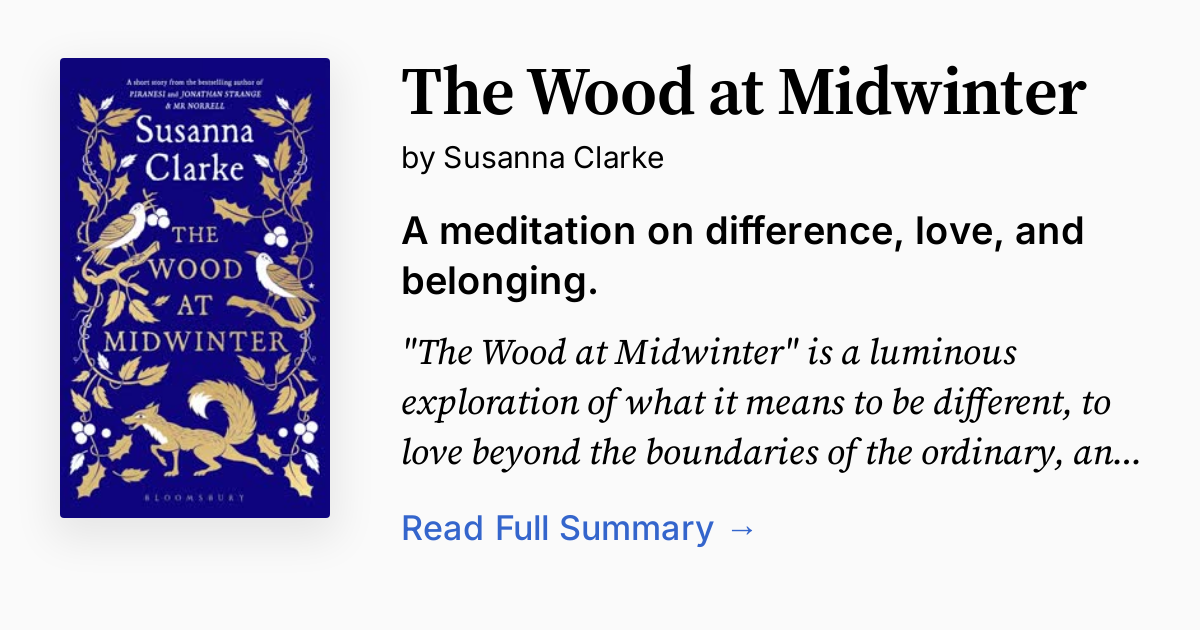 The Wood at Midwinter Summary, Audio, Analysis