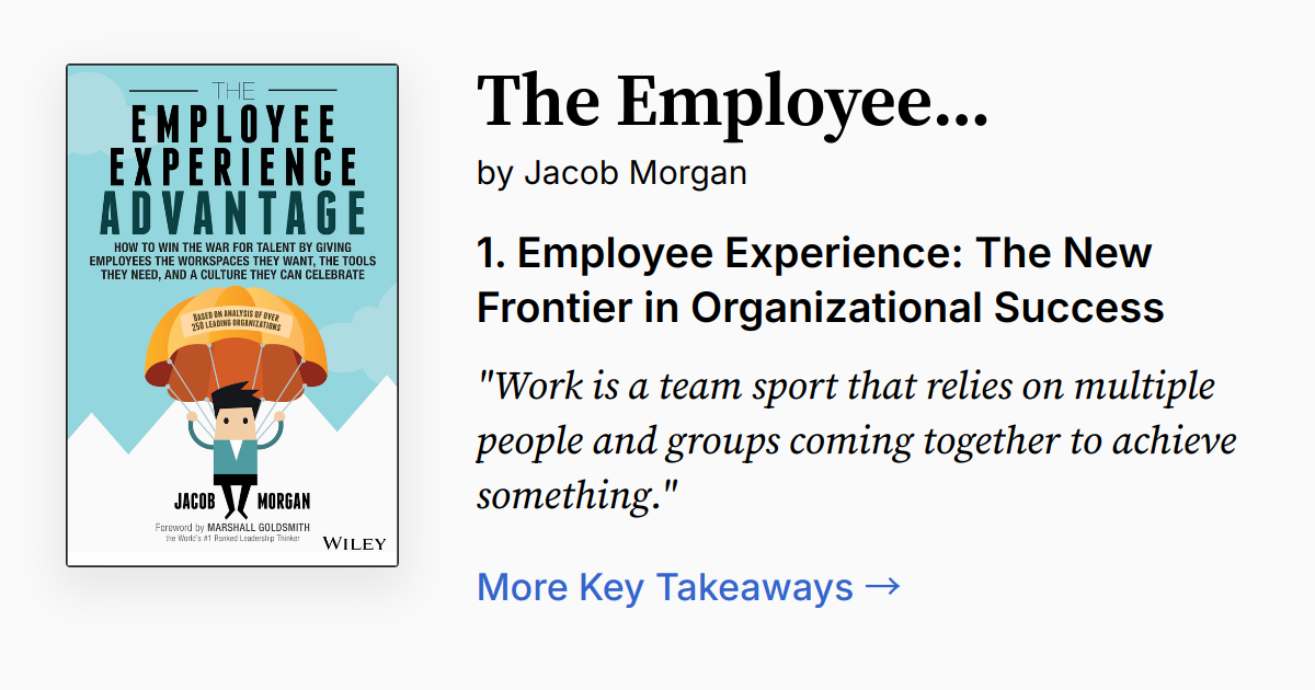 The Employee Experience Advantage | Summary, Audio, Quotes, FAQ