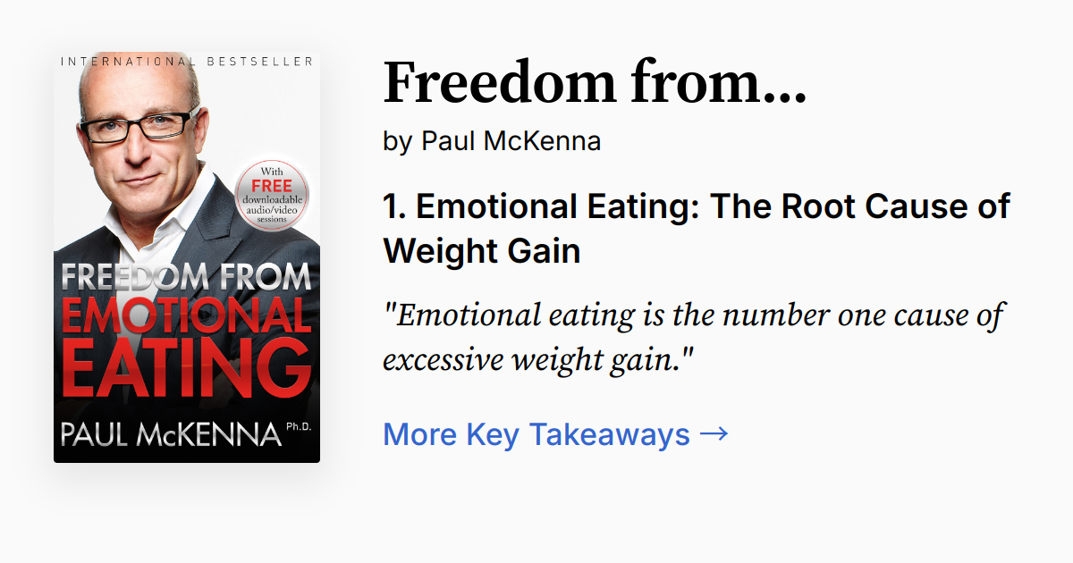 Freedom from Emotional Eating | Summary, Audio, Quotes