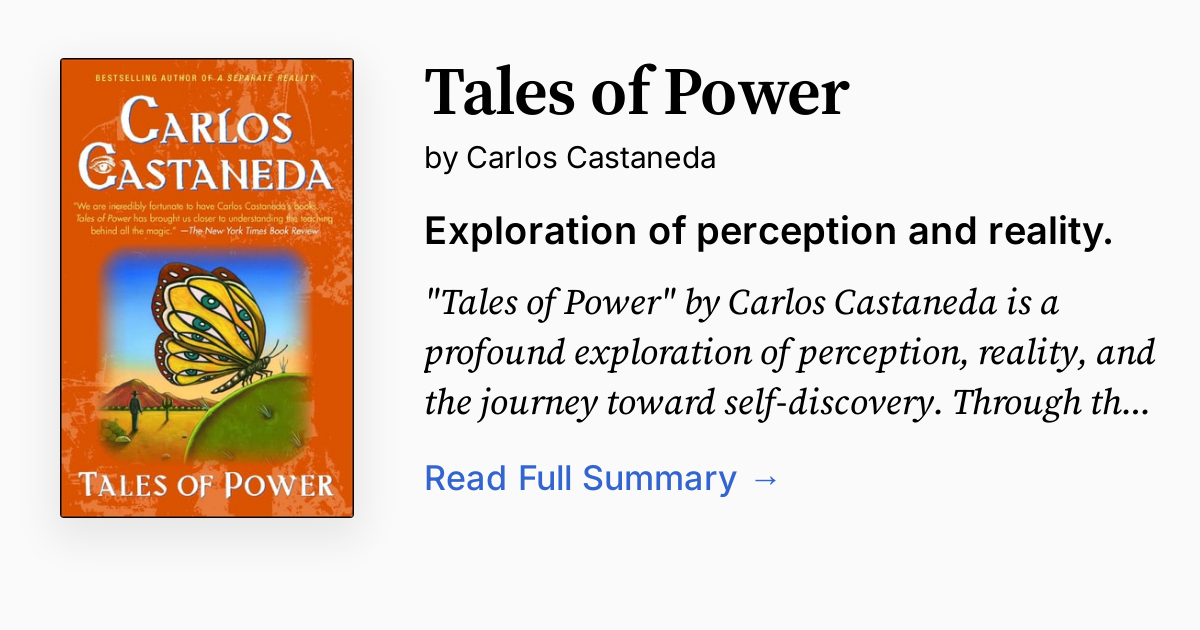 Cover of Tales of Power