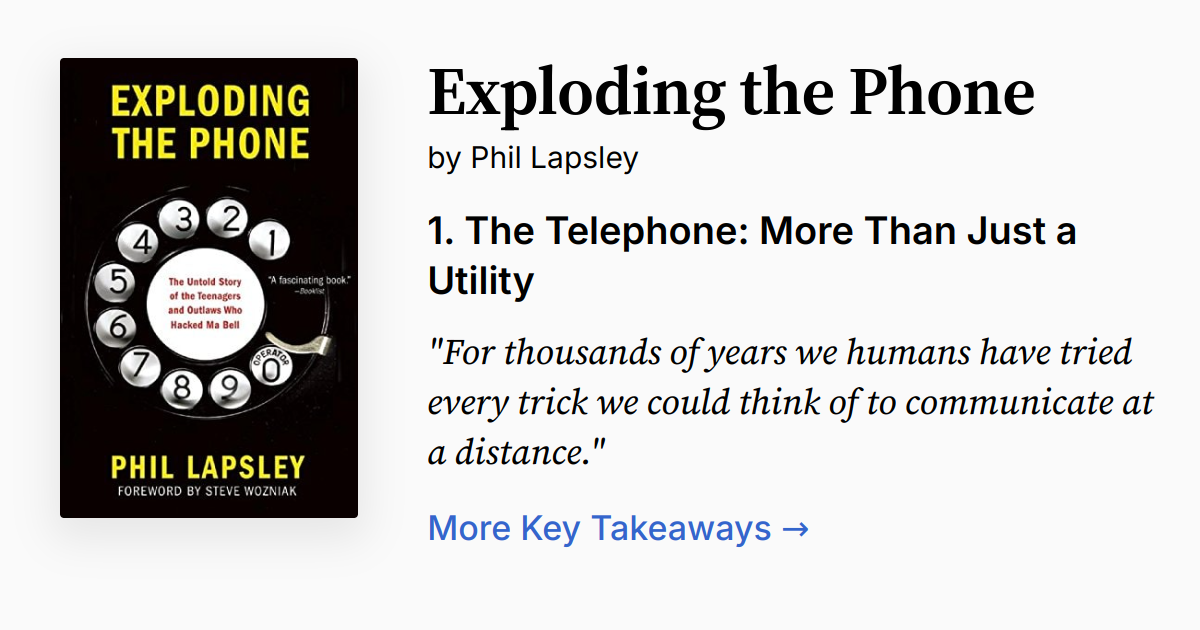 Exploding the Phone | Summary, Audio, Quotes