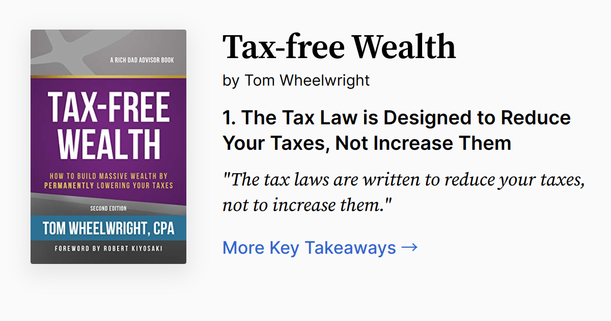 Cover of Tax-Free Wealth