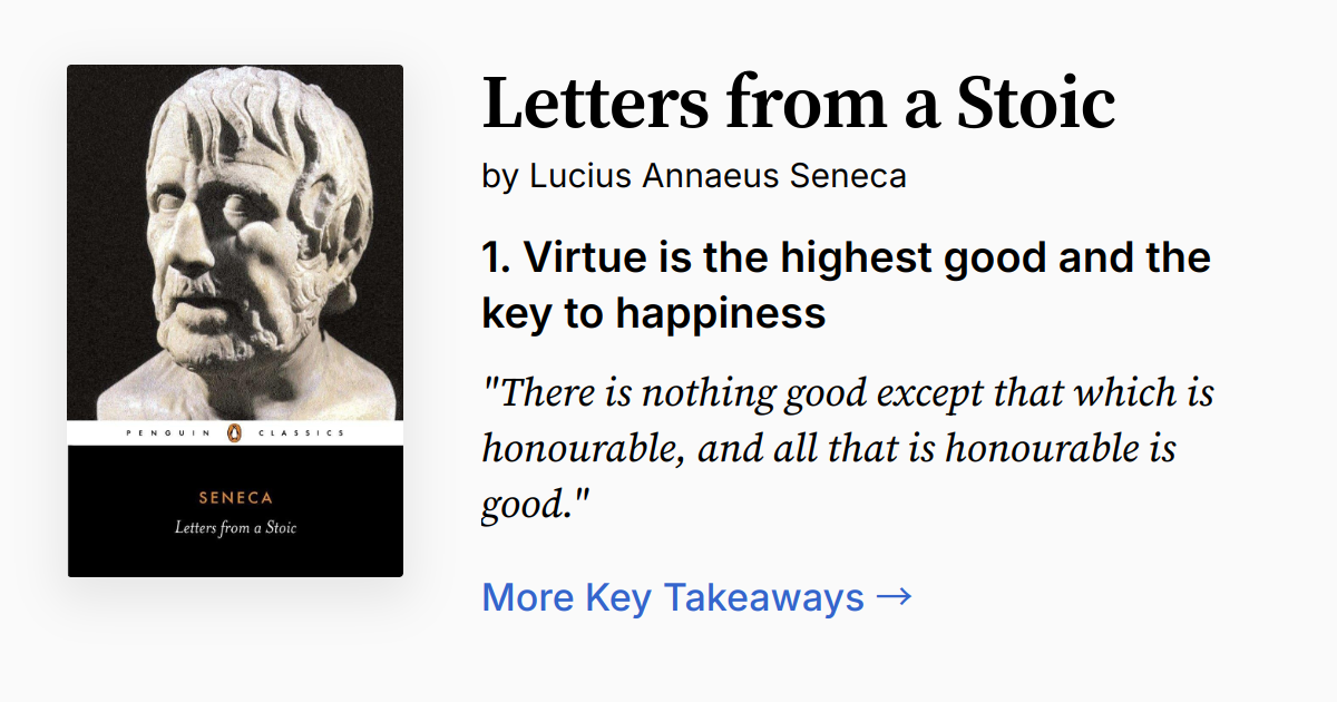 Cover of Letters from a Stoic