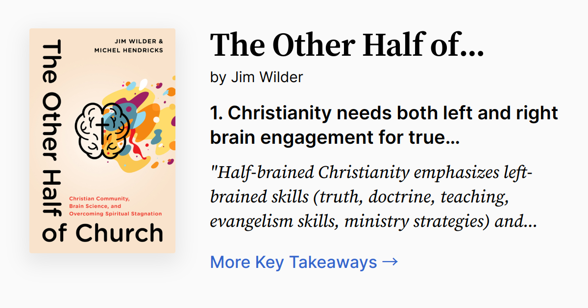 Cover of The Other Half of Church