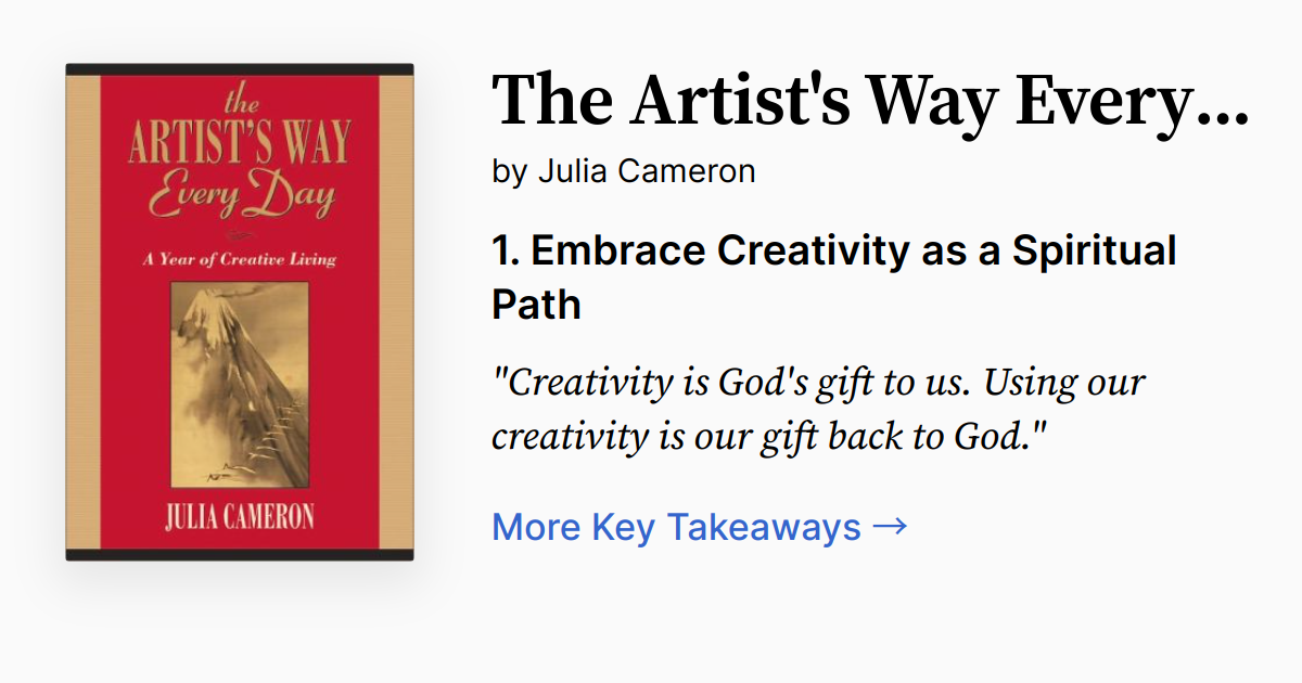 Cover of The Artist's Way Every Day
